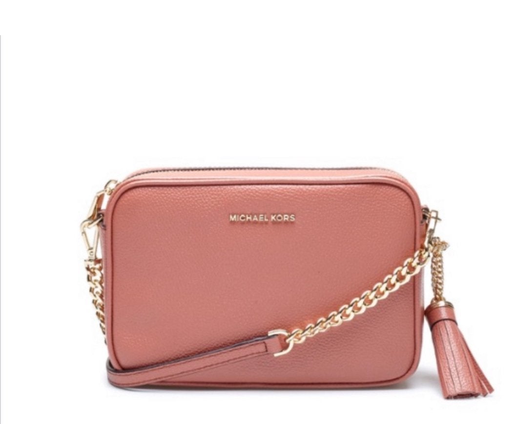 ️Nieuwe michael kors tas + portemonnee jet set sunset peach, Ophalen of Verzenden, Nieuw, Handtas