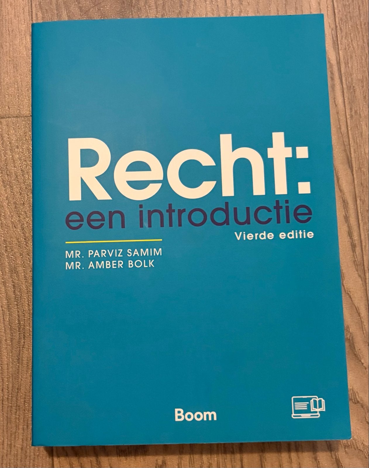 Recht: een introductie - Vierde editie, Boeken, Ophalen, Gamma, Zo goed als nieuw, HBO