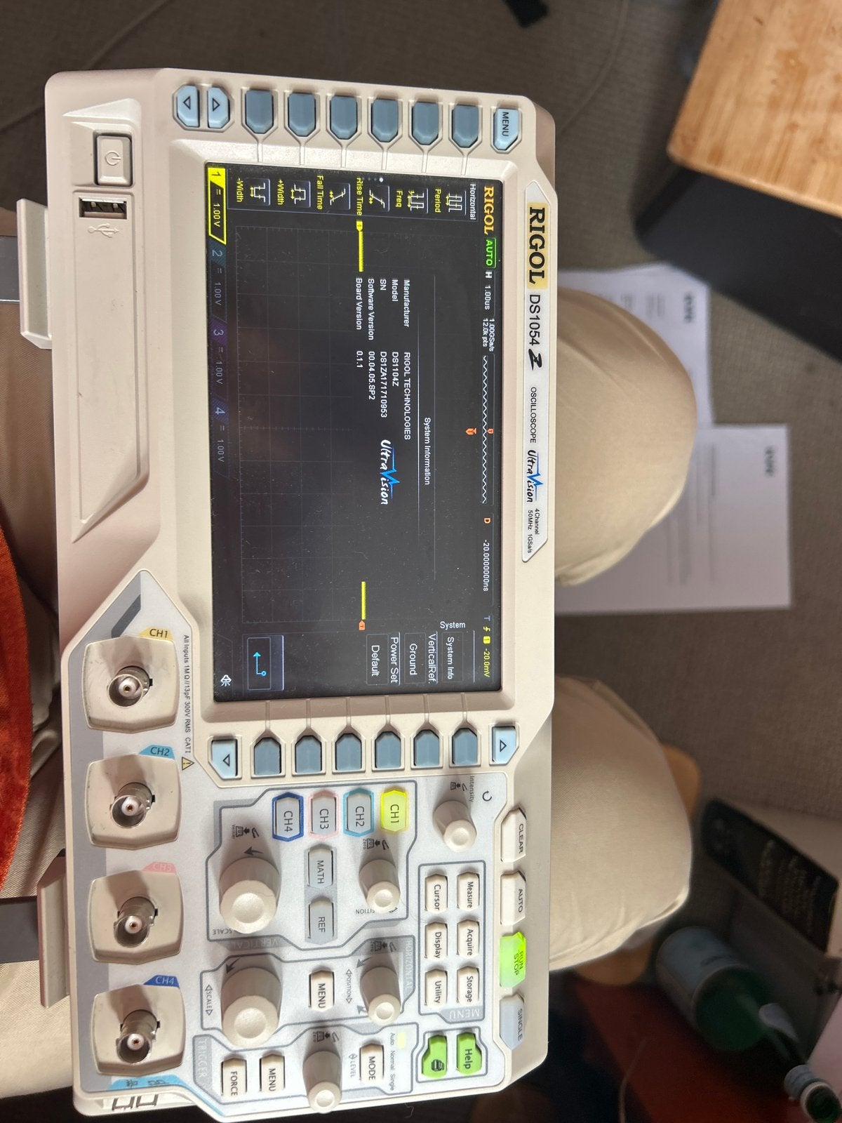 Rigol DS1054Z Oscilloscoop met alle upgrades en probes, Ophalen of Verzenden, Zo goed als nieuw