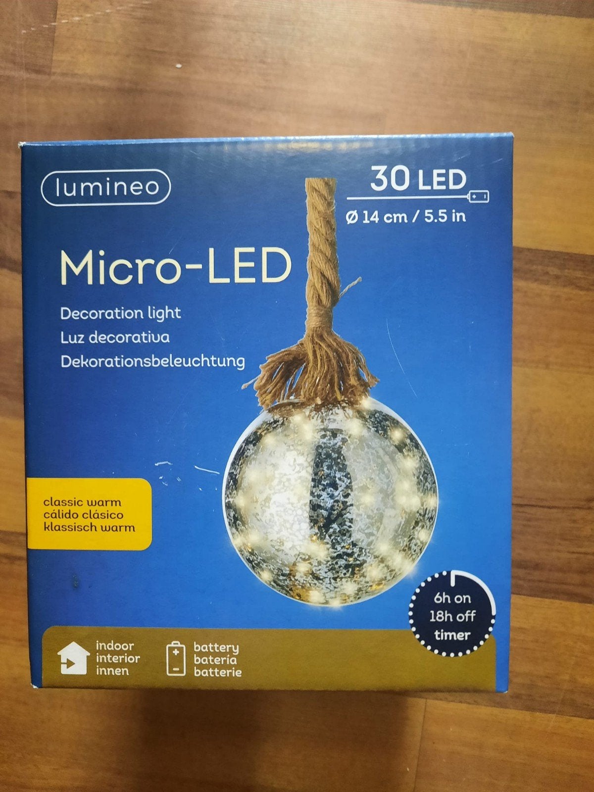Lumineo Micro-LED Decoratielicht met Timerfunctie, Diversen, Kerst, Ophalen of Verzenden, Nieuw