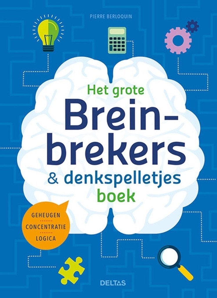 Het grote breinbrekers en denkspelletjes boek NIEUW, Ophalen of Verzenden, Minder dan 500 stukjes, Nieuw, Puzzelboek