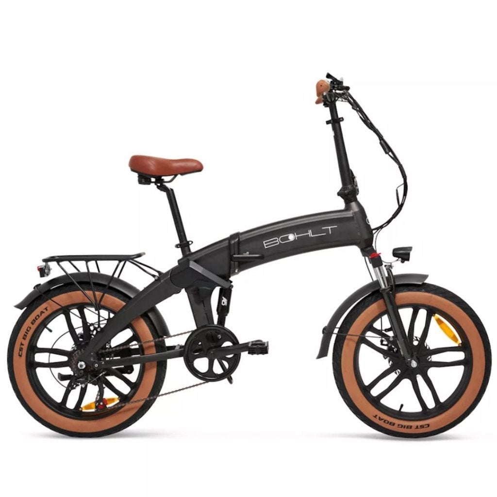 BOHLT F20 Elektrische Vouwfiets – Zwart -  30 – 55 km bereik, 16 tot 18 inch, Versnellingen, Nieuw, Ophalen of Verzenden