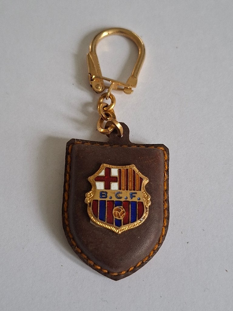 Oude sleutelhanger FC Barcelona B.C.F., Ophalen of Verzenden