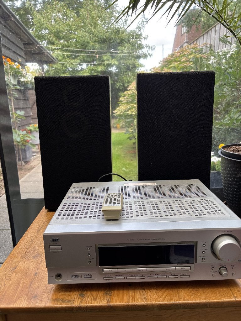JVC RX-5052 Audio/Video Control Receiver met speakers, Ophalen, JVC, 70 watt of meer, Overige spelers