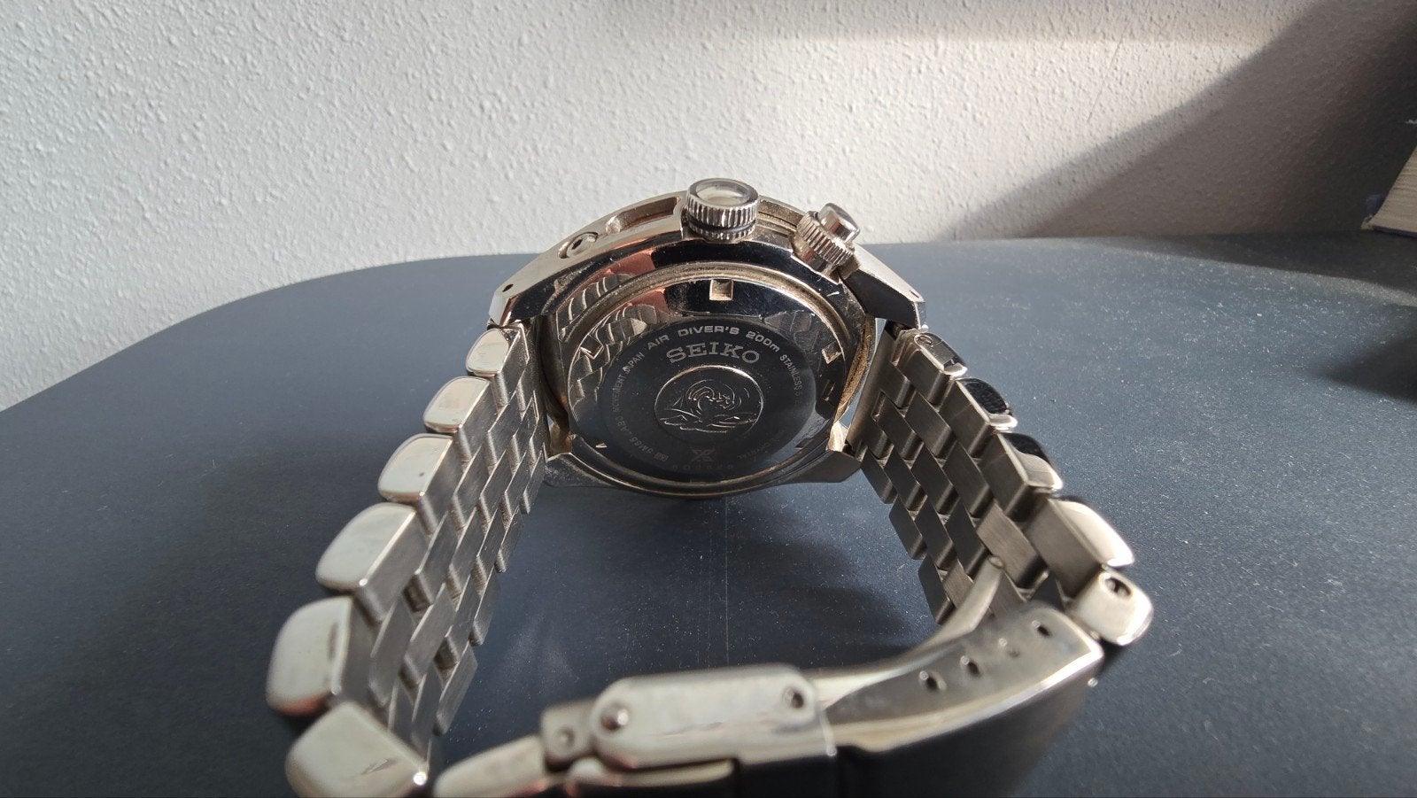 Seiko Prospex SUN019P1 Kinetic GMT duikhorloge, Staal, Polshorloge, Ophalen of Verzenden, Zo goed als nieuw