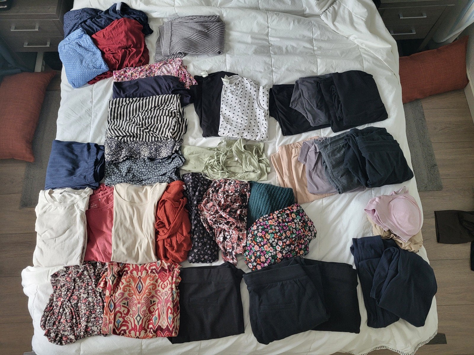 Kledingbundel zwangerschap en borstvoeding mt L/XL, Ophalen of Verzenden, Zo goed als nieuw