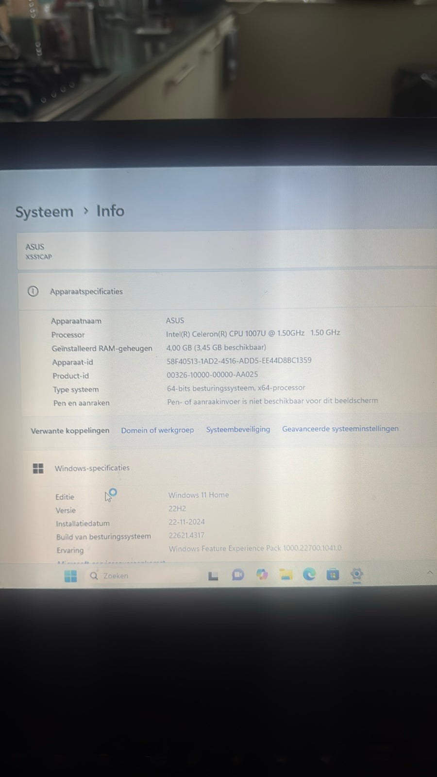ASUS R512CA-SX134H, Ophalen, Gebruikt