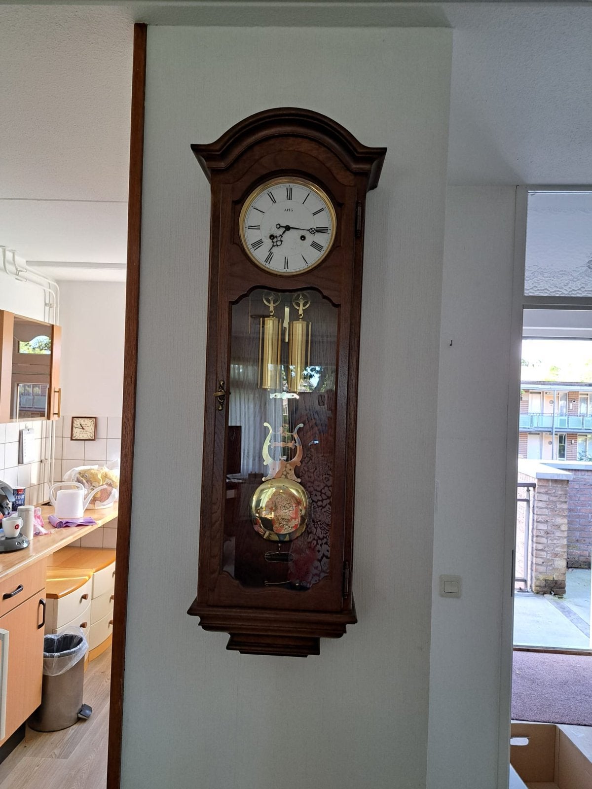 AMS Klok regulateur mechanisch 241-830, Ophalen