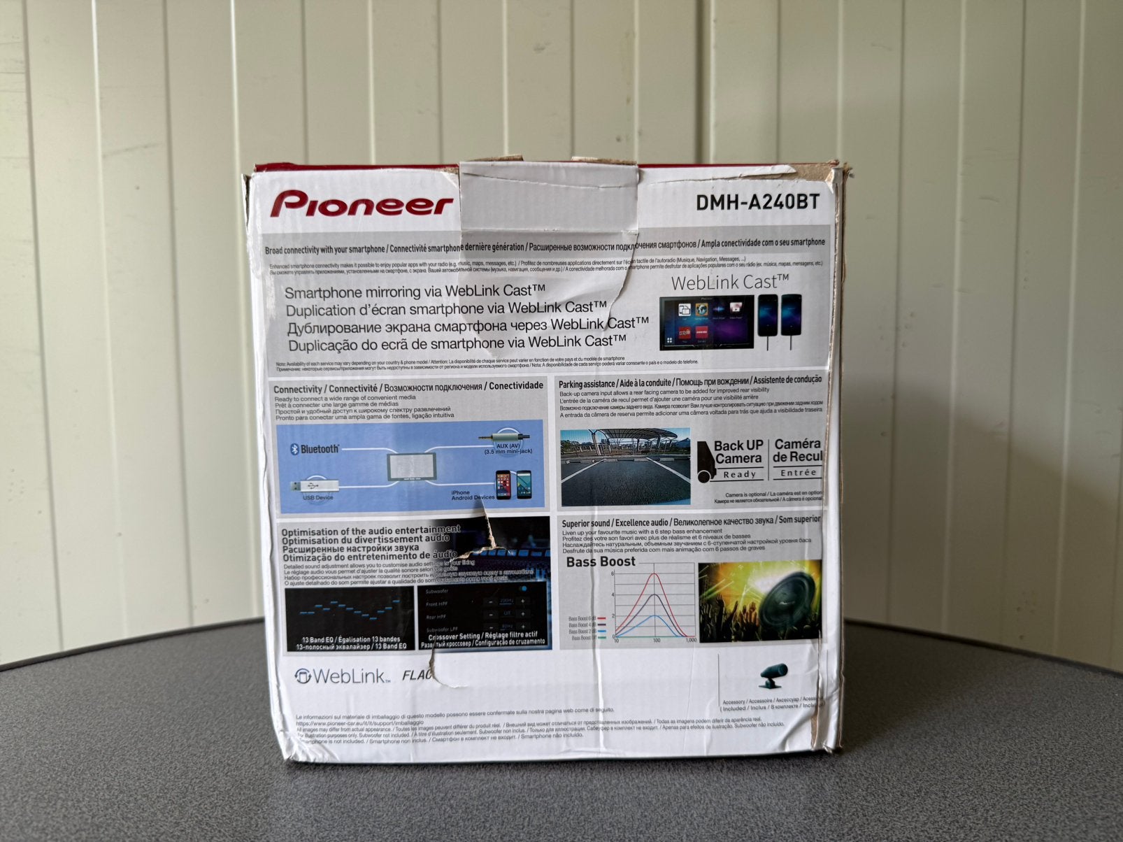 Pioneer DMH-A240BT - Autoradio met Bluetooth - USB, Ophalen of Verzenden, Zo goed als nieuw