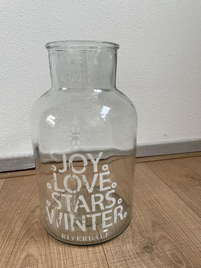 Riverdale glazen vaas, Ophalen, Overige kleuren, Minder dan 50 cm, Glas