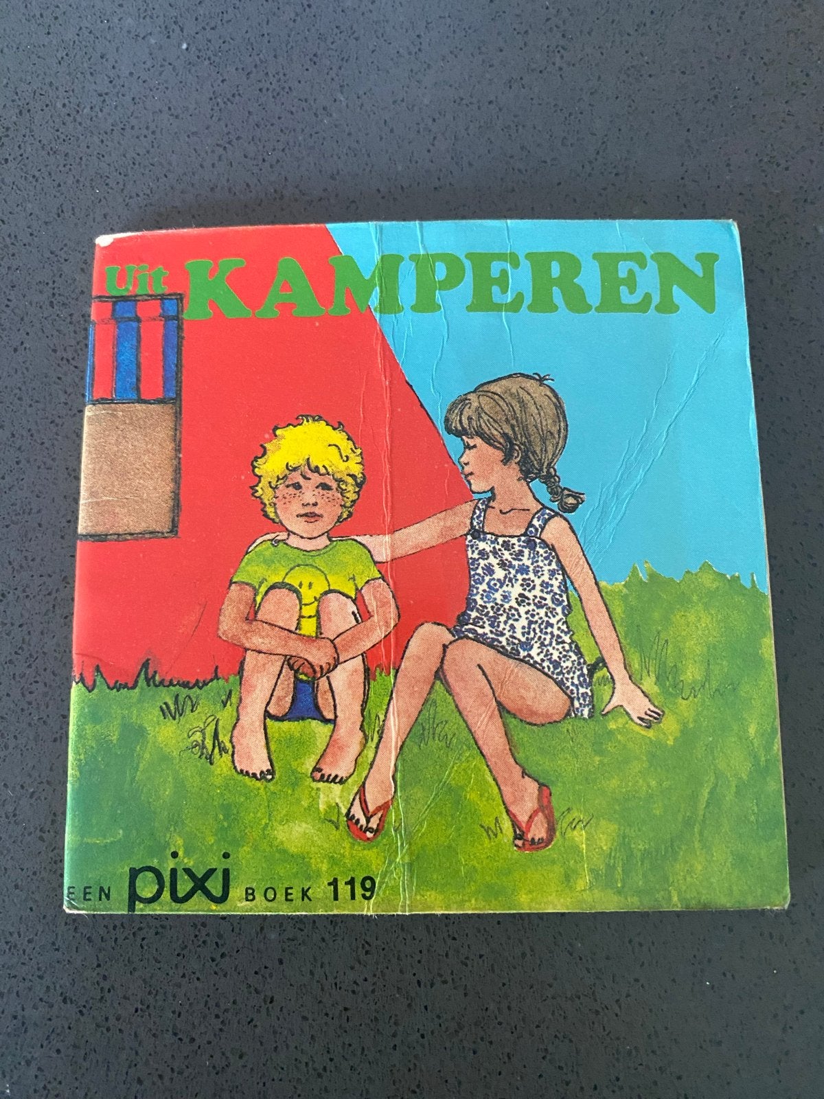 Uit Kamperen - Een Pixi Boek 119, Boeken, Kinderboeken | Kleuters, Ophalen of Verzenden, Gelezen