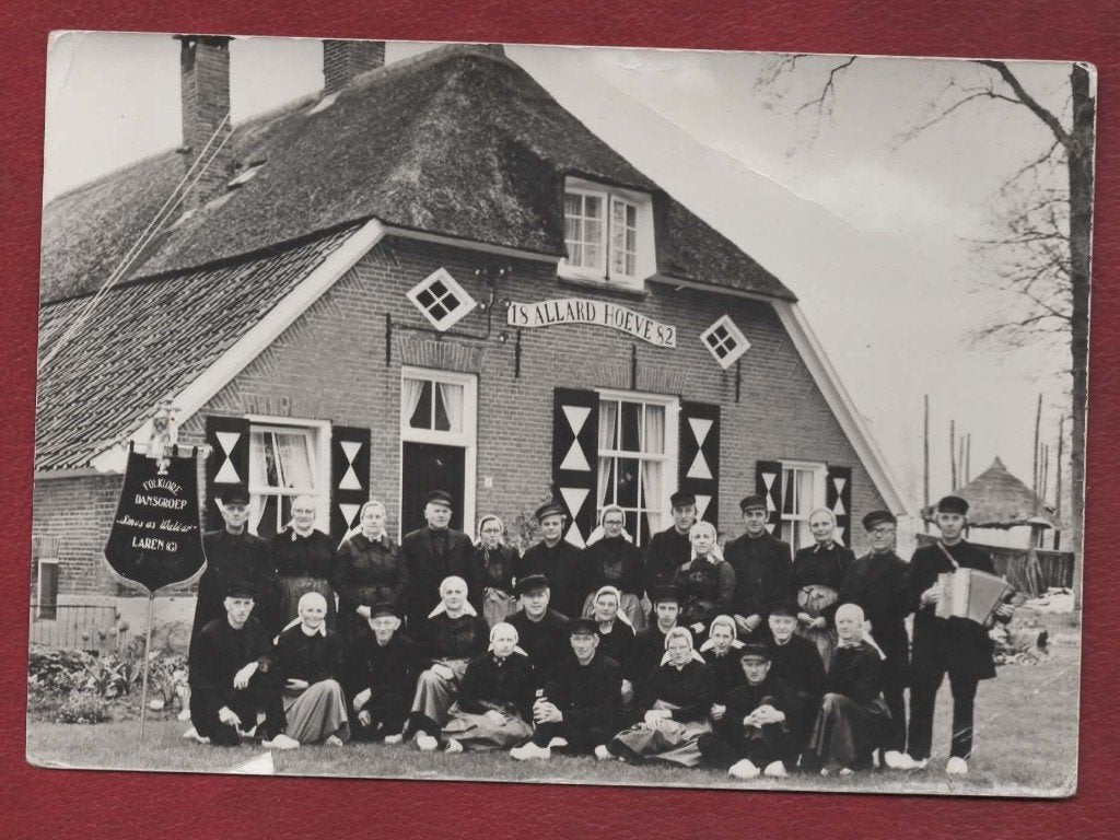 Laren (Gld) - Folklore dansgroep "SMOS AS WALAER" - 1973, Ophalen of Verzenden, 1960 tot 1980, Ongelopen, Gelderland