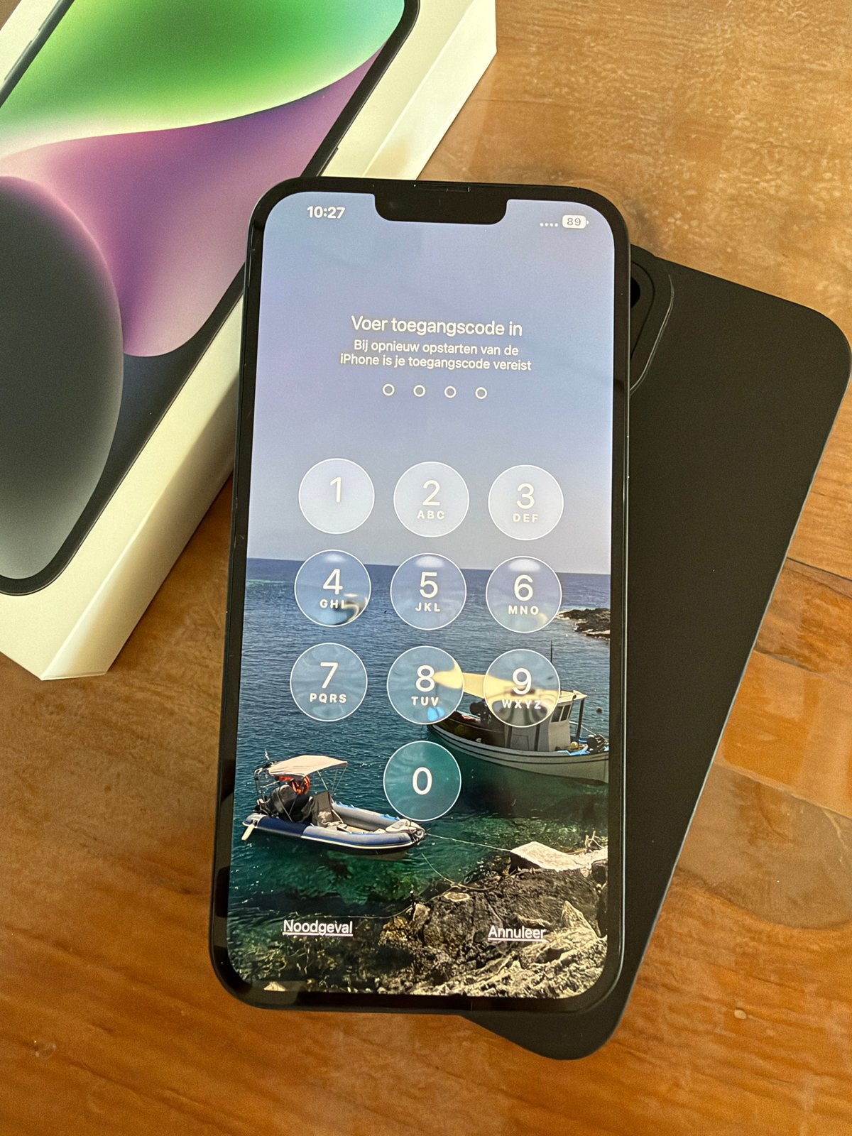Apple iphone 14 plus - 128gb midnight black, Ophalen, IPhone 14 Plus, Zwart, 87 %