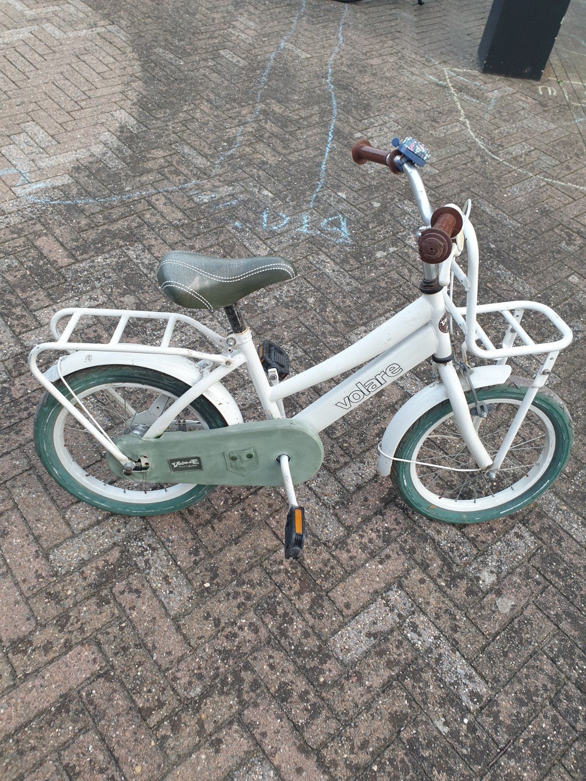 kinderfiets 16 inch volare, Ophalen, Gebruikt, 14 inch of minder
