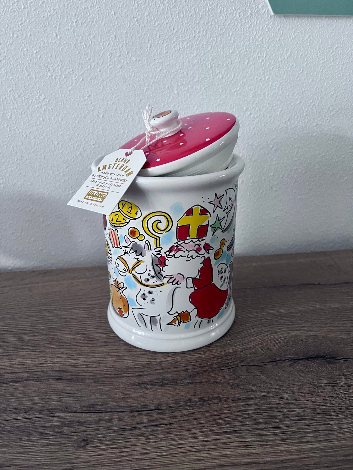 Blond Amsterdam pepernoten pot, Ophalen, Zo goed als nieuw