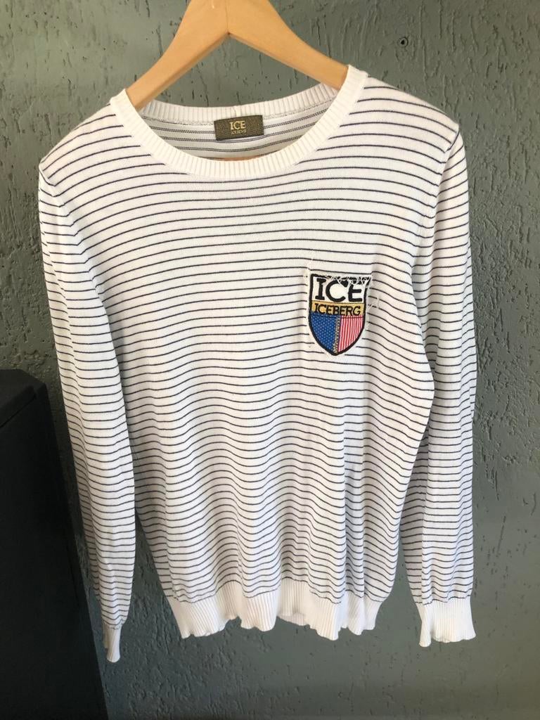 Iceberg Trui Maat M -, Ophalen of Verzenden, Gedragen, Maat 48/50 (M), Wit