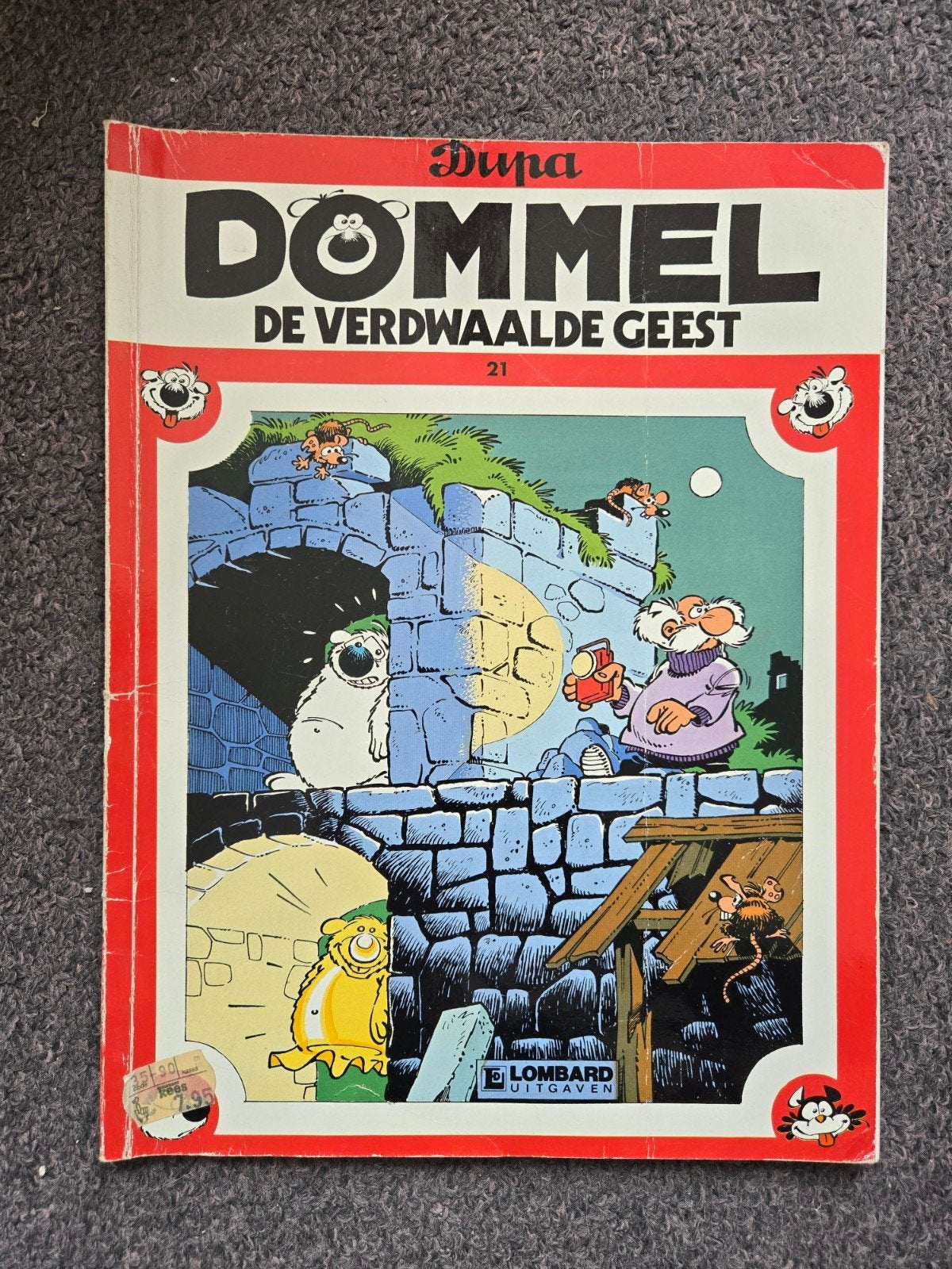 Dommel - De Verdwaalde Geest - Nr. 21, Eén stripboek, Ophalen of Verzenden, Gelezen, Dupa