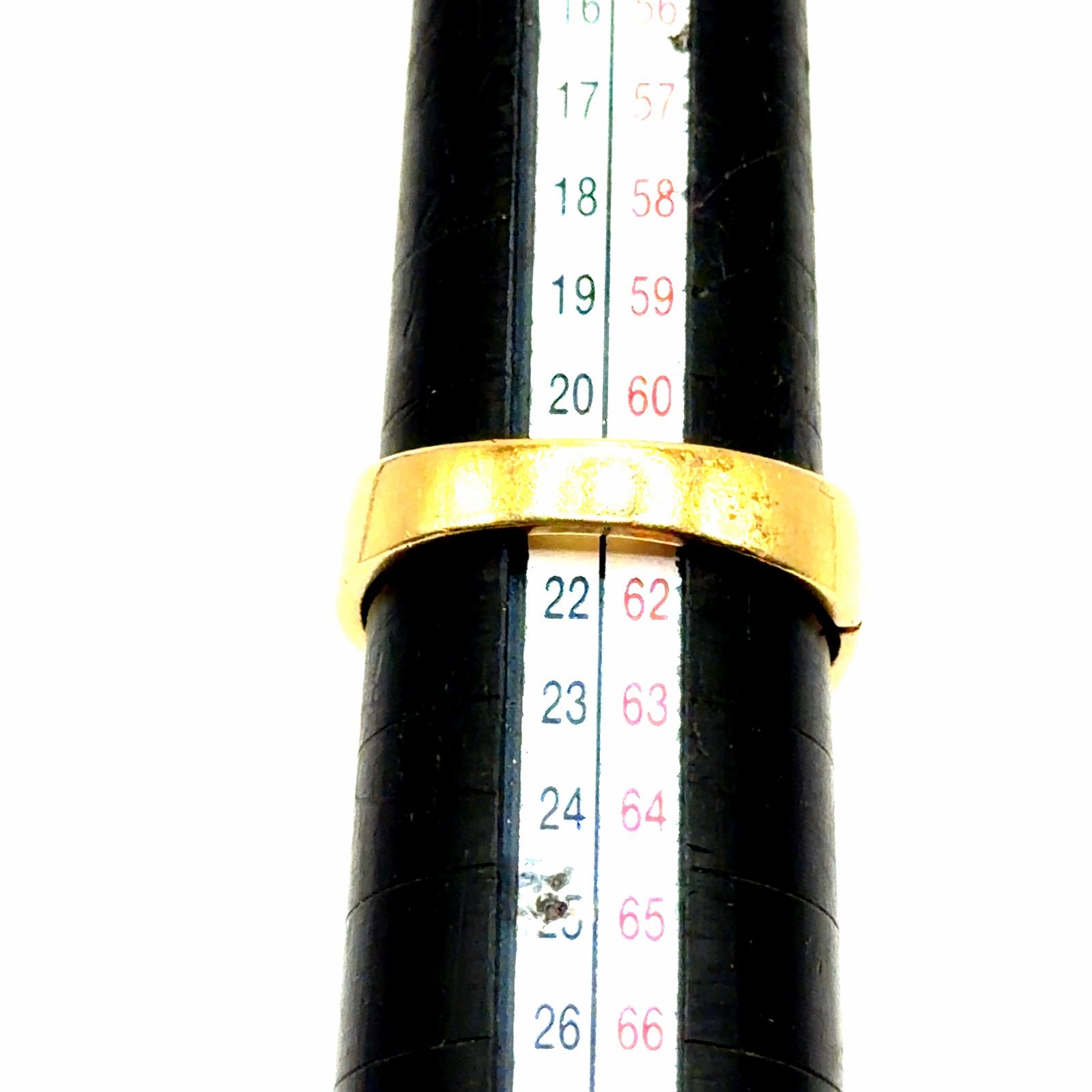 Gouden heren ring 18kt met diamant, maat 22, 20 of groter, Nieuw, Ophalen of Verzenden, W