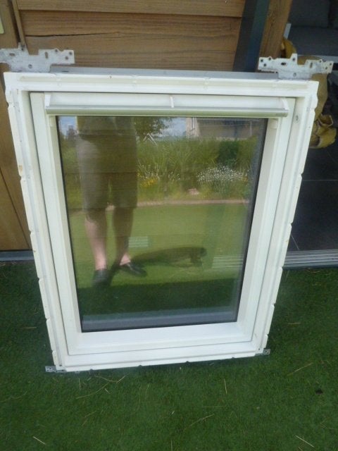 Net kunststof Velux dakraam / GGU MK04 0070 ( 78 x 98 )., Ophalen, Wit, 50 tot 100 cm, Zo goed als nieuw