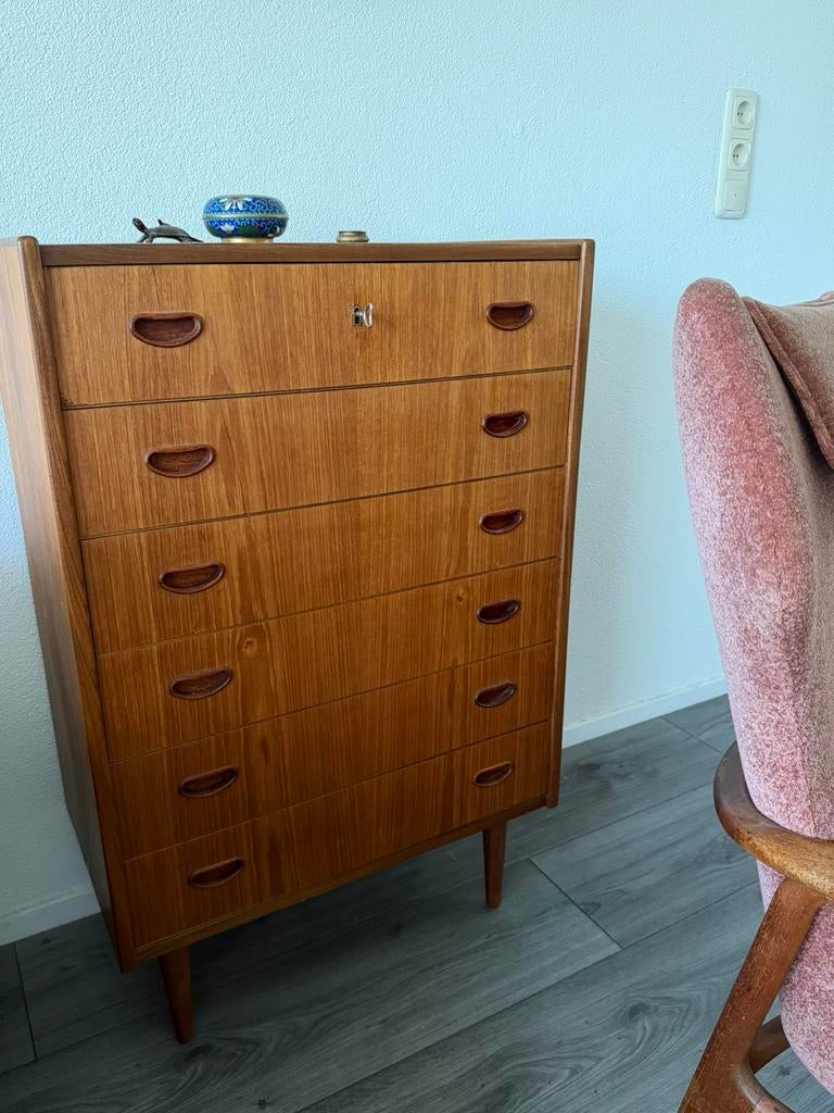 Vintage jaren 60 ladenkast, Ophalen of Verzenden