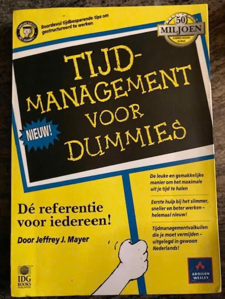 Tijdmanagement voor Dummies (Jeffrey J Mayer), Ophalen of Verzenden, Zo goed als nieuw