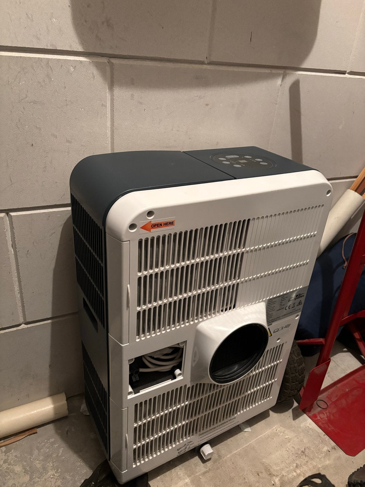 Everglades Mobiele Airco 10.000 BTU, Witgoed en Apparatuur, Airco's, Gebruikt, 3 snelheden of meer, Ophalen of Verzenden, Koelen en Ontvochtigen