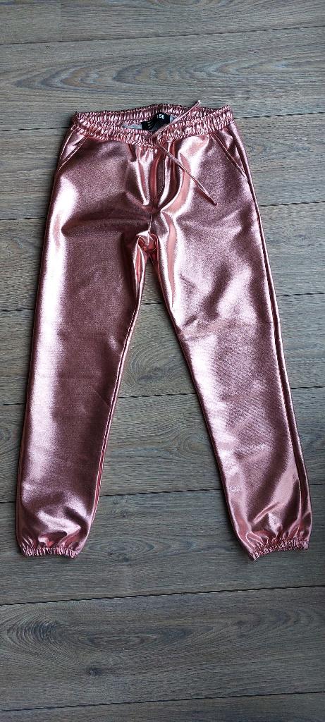 Dutch Dream Denim Meremeta Roze Metallic broek, maat158, Broek, Ophalen of Verzenden, Zo goed als nieuw, Dutch Dream Denim
