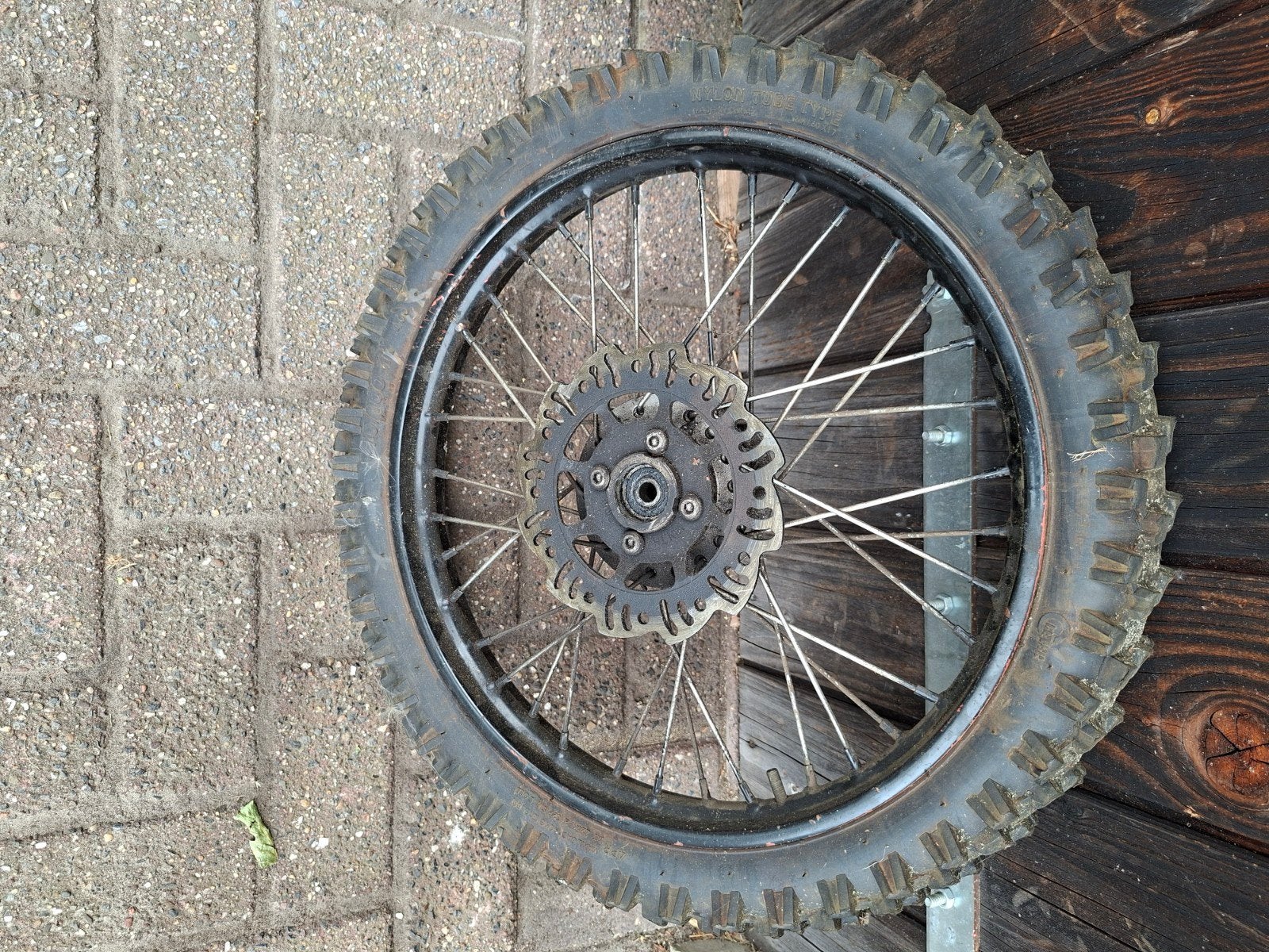Crossmotor Pitbike Wiel - 70/100-17 Band, Ophalen of Verzenden, Gebruikt