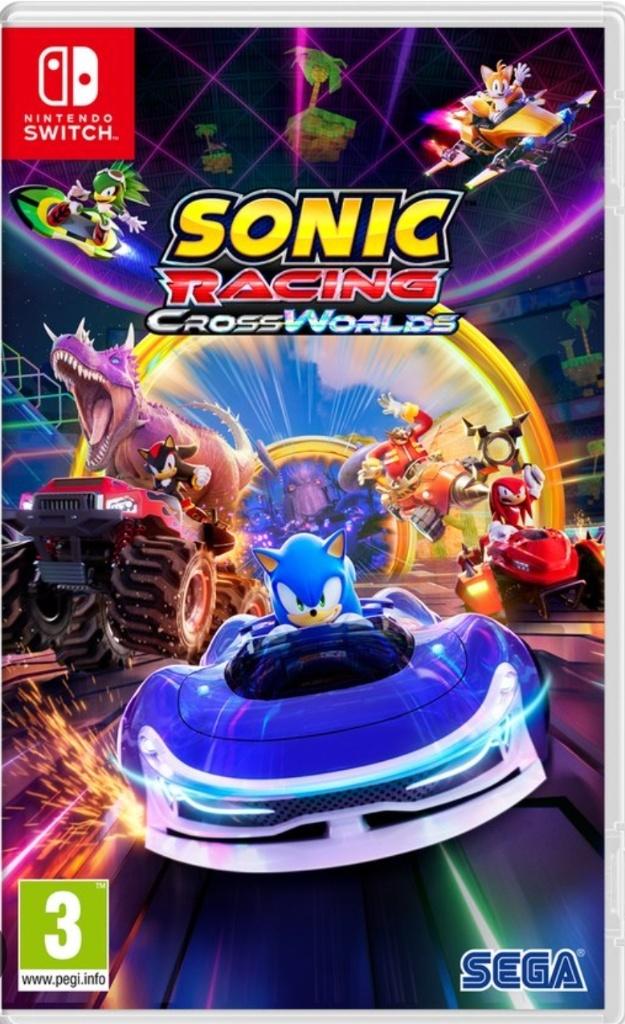 Sonic Racing Crossworlds, Ophalen, Racen en Vliegen, Zo goed als nieuw, 3 spelers of meer