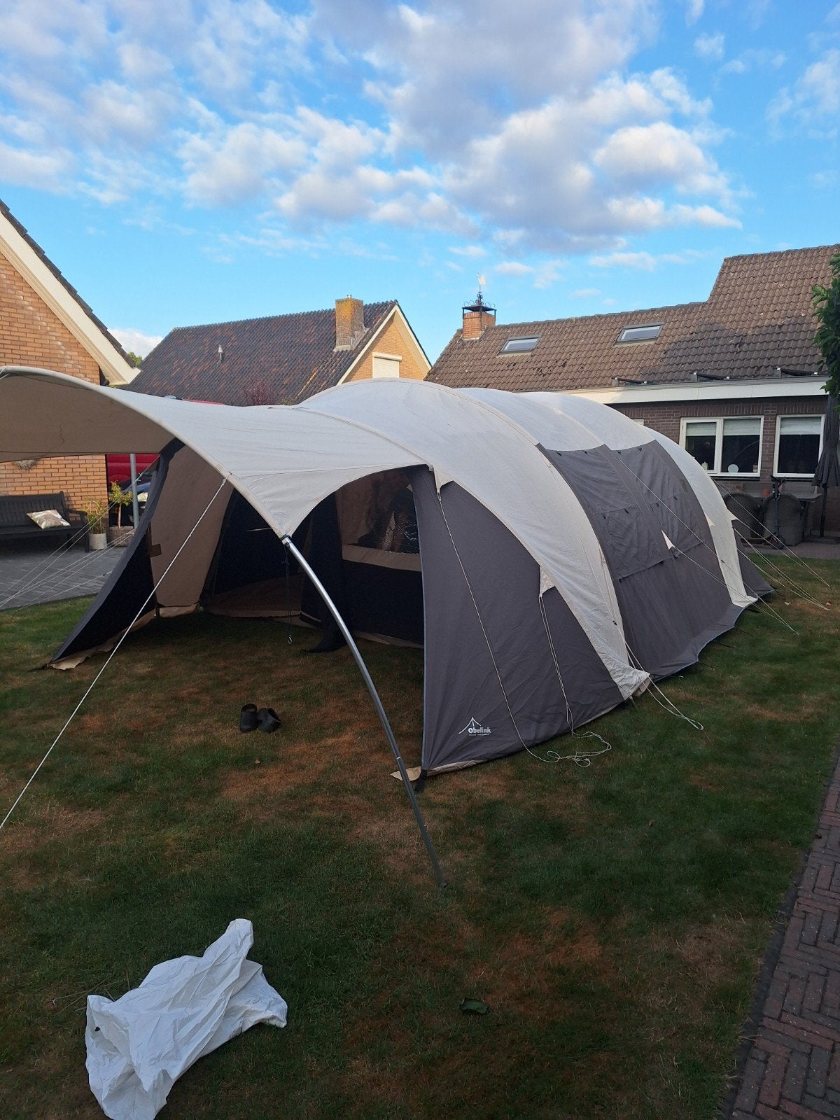 Ruime Obelink trail TC600 Tunneltent voor 6 personen, Caravans en Kamperen, Tenten, Ophalen of Verzenden, Gebruikt, Tot en met 6