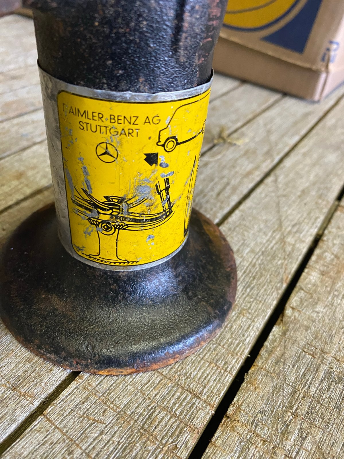 Originele Oude Mercedes Krik 1800 kg 18 cm laagste stand, Auto diversen, Krikken, Ophalen, Gebruikt, Mechanisch, Schaarkrik