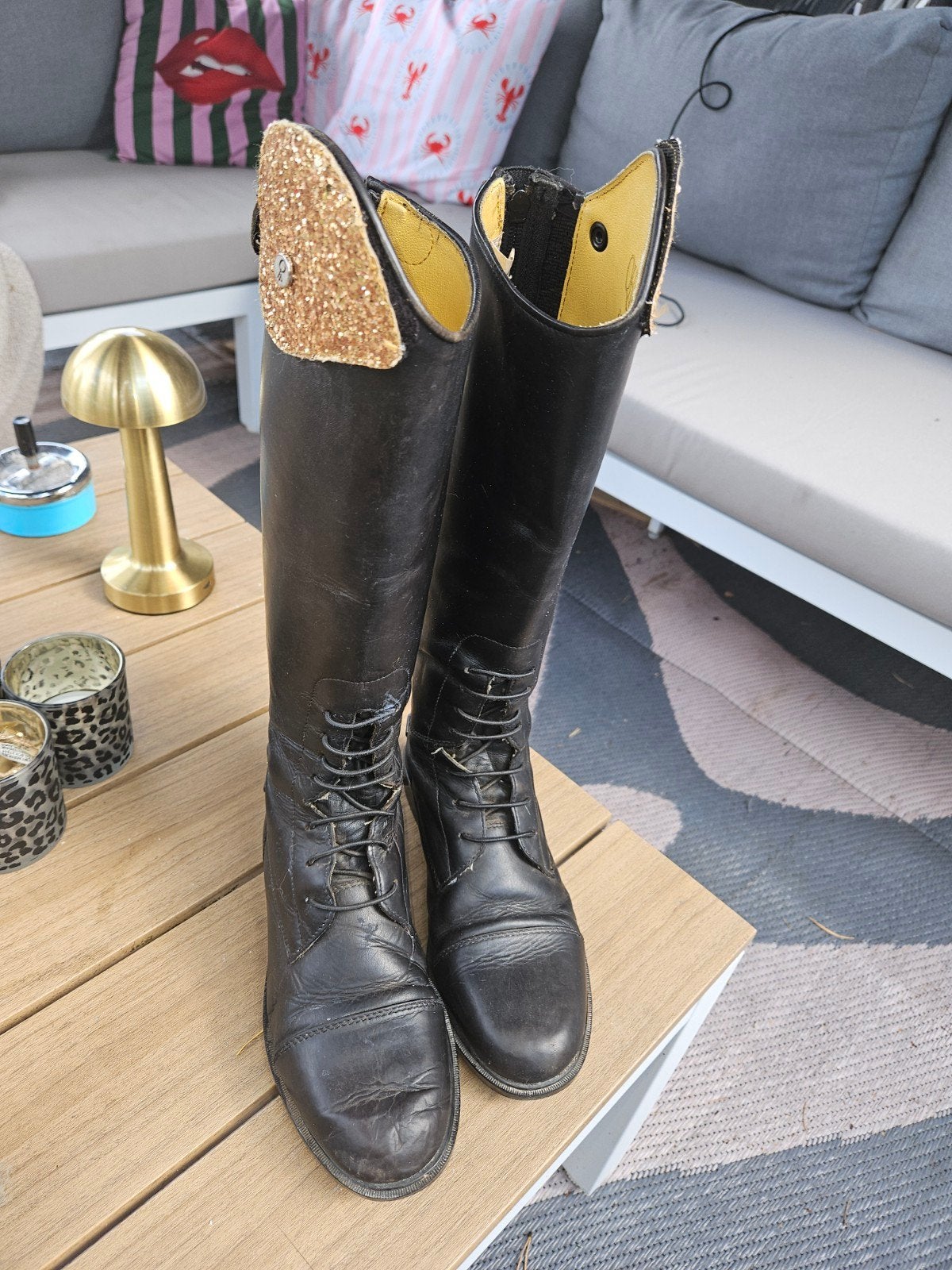 luxe paardrijlaarzen, Dieren en Toebehoren, Ophalen of Verzenden, Zo goed als nieuw, Dressuur