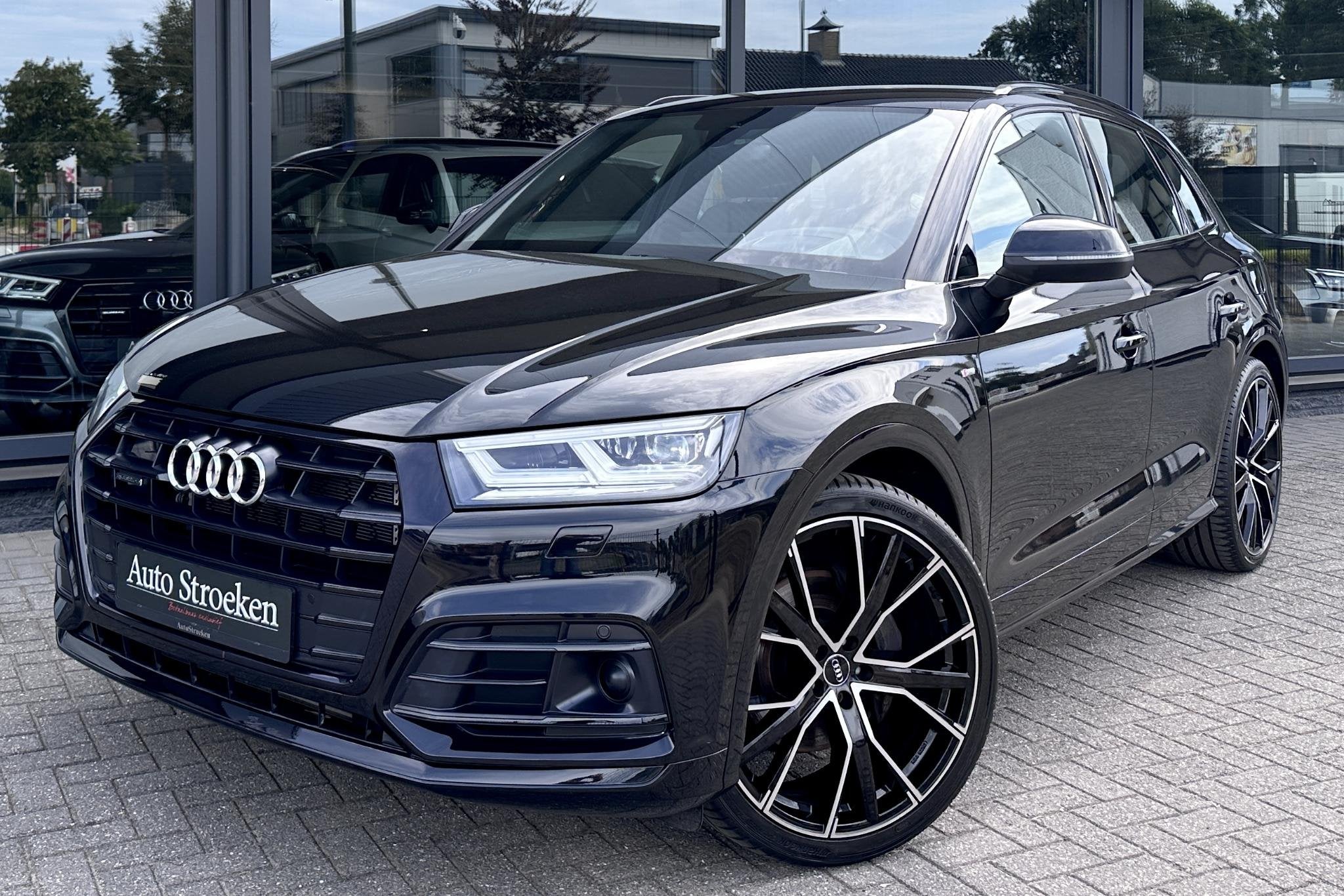 Audi Q5 55 TFSIe 367pk RS Leder Luchtvering B&O Sfeer HuD, Auto's, Audi, Automaat, Gebruikt, 4 cilinders, Bedrijf
