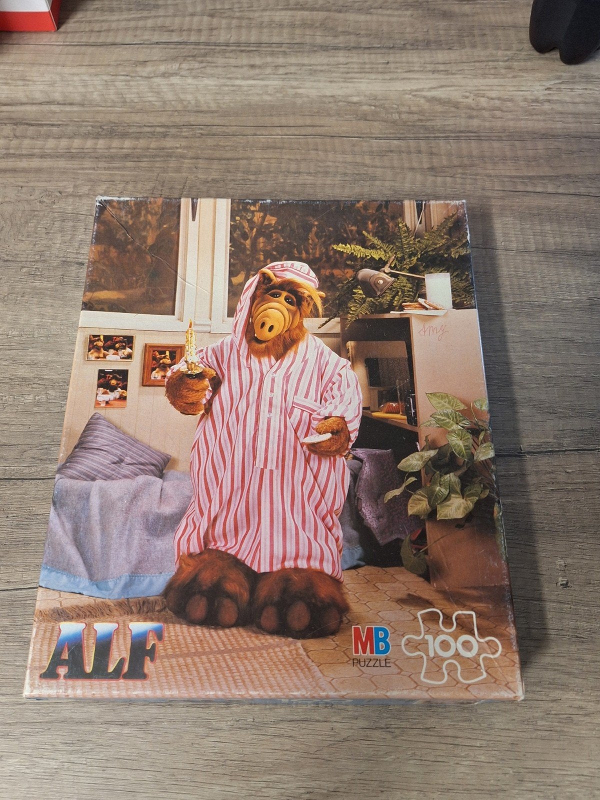 Vintage ALF MB Puzzel 100 stukjes - Jaren '80 Nostalgie, Ophalen of Verzenden