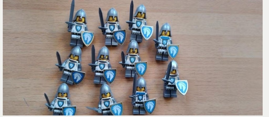 Lego Castle Horse knight ridders, Lego, Nieuw, Ophalen of Verzenden, Minifiguur
