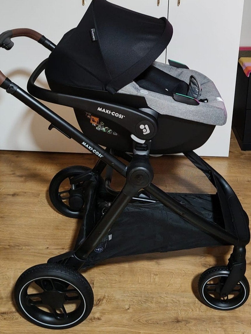 Maxi-Cosi Zelia S Trio2 - 3-in-1 Stroller - Dark Grey, Kinderen en Baby's, Ophalen, Zo goed als nieuw, Kinderwagen, Maxi-Cosi