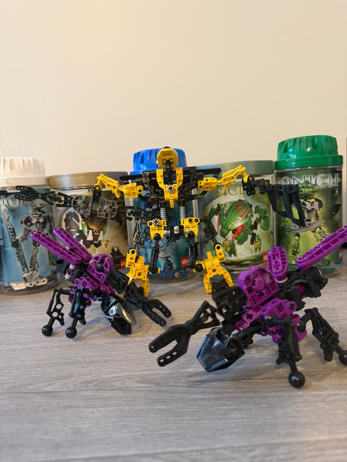 LEGO Bionicle verzameling – 18 originele canisters & boekjes, Ophalen, Zo goed als nieuw