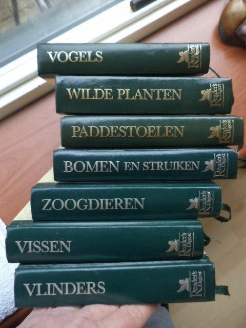 Alle 7 veldgidsen van Reader's Digest, ongelezen, prachtig, Boeken, Natuur, Ophalen of Verzenden, Zo goed als nieuw