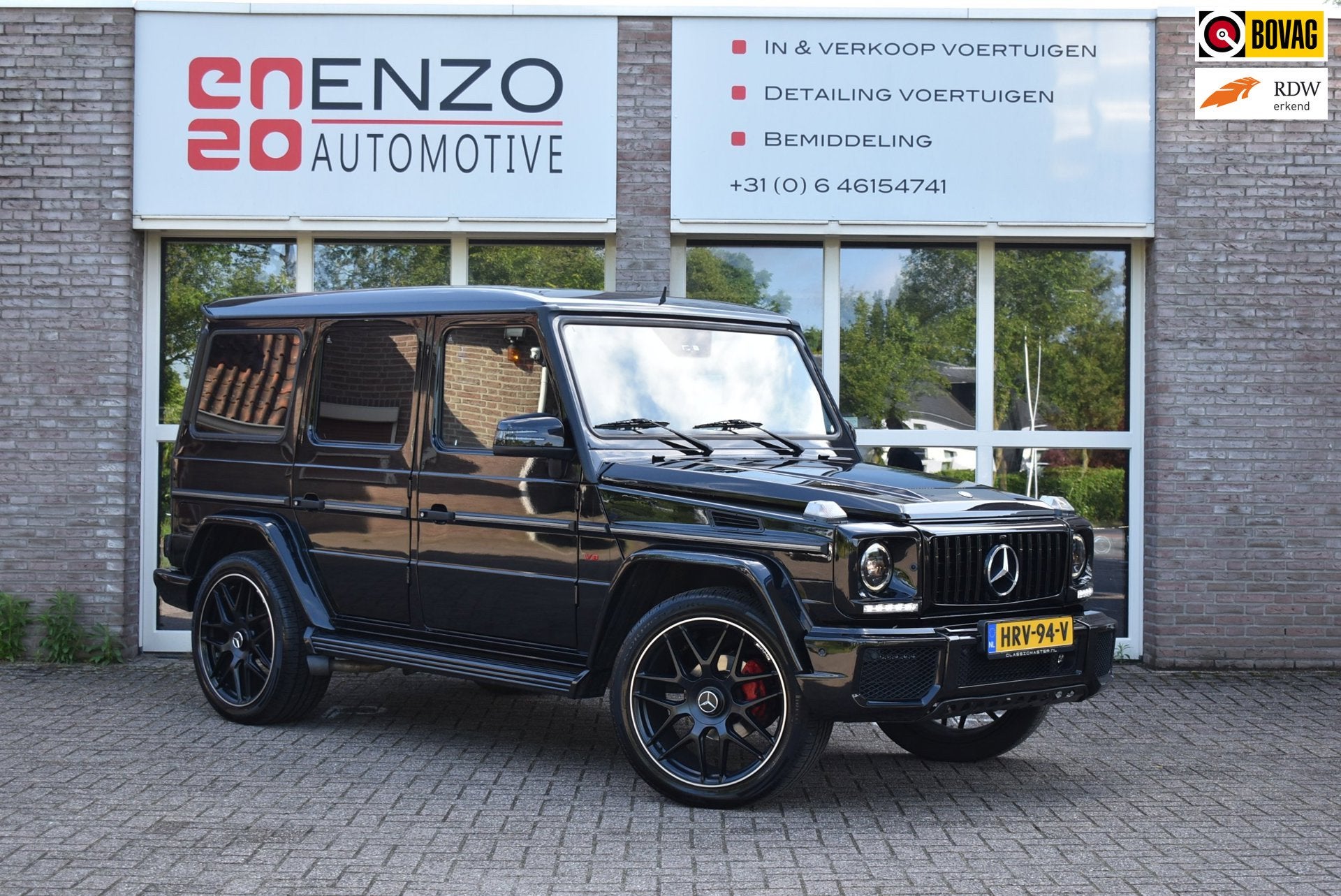 Mercedes-Benz G-klasse 500 G63 Full option Youngtimer BTW au, Auto's, Mercedes-Benz, Gebruikt, G-Klasse, Zwart, Leder