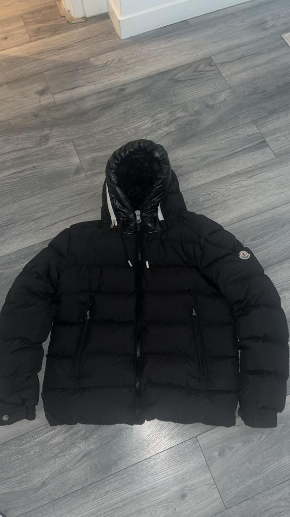 Moncler jas, Kleding | Heren, Maat 52/54 (L), Moncler, Zwart, Nieuw