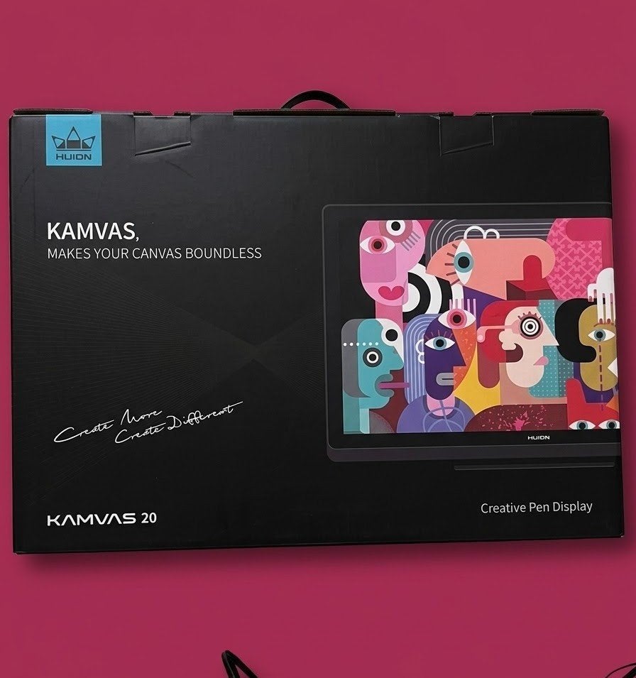 HUION Kamvas 20, Ophalen of Verzenden, Zo goed als nieuw, HUION