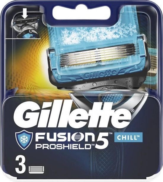 Gillette Fusion5 ProShield Chill - 3 Scheermesjes, Sieraden, Tassen en Uiterlijk, Uiterlijk | Gezichtsverzorging, Ophalen, Nieuw