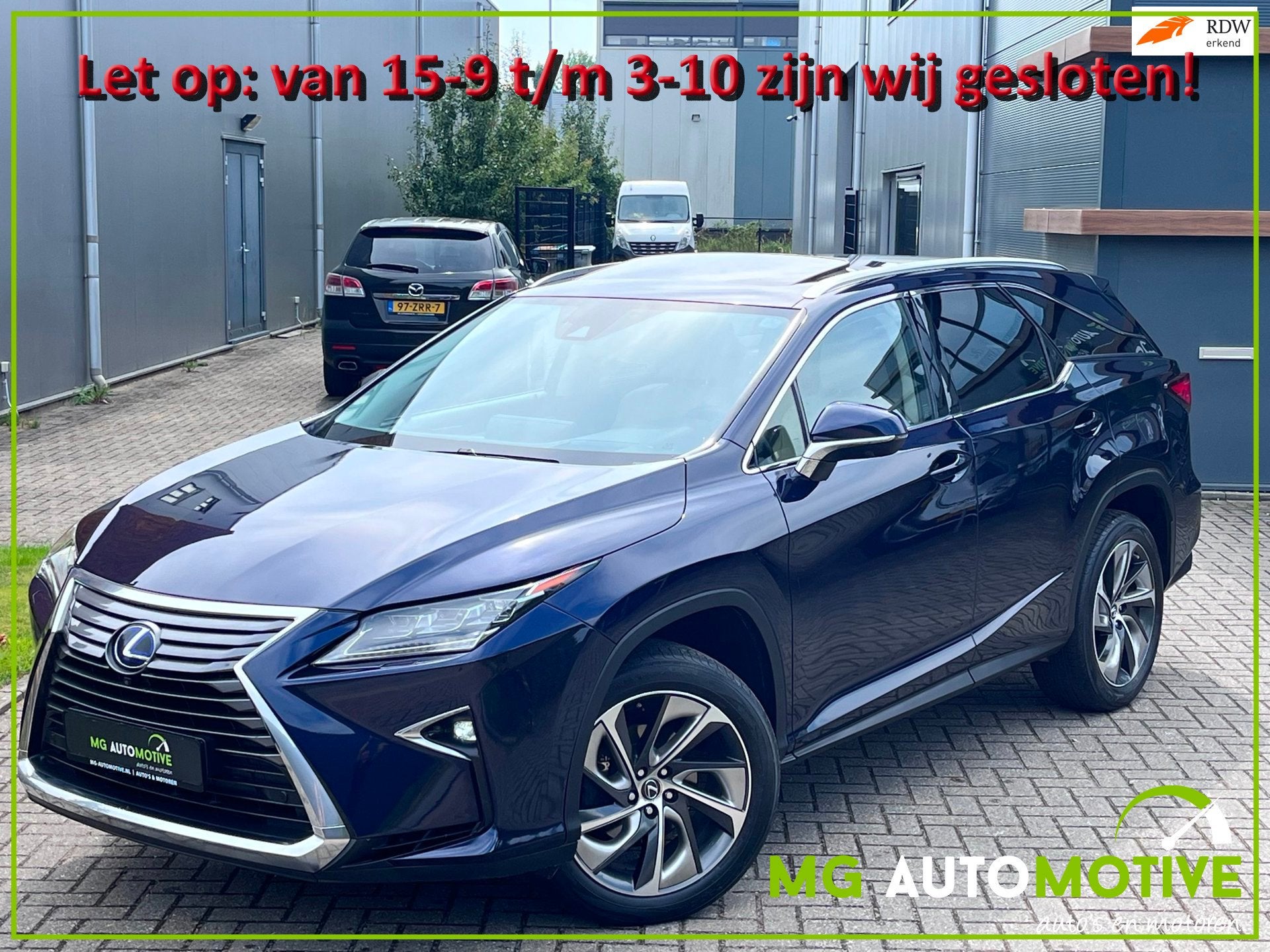 Lexus RX 450hL 4WD President Line | 360 | HUD | Mark Levinso, Automaat, Dealer onderhouden, Gebruikt, Blauw