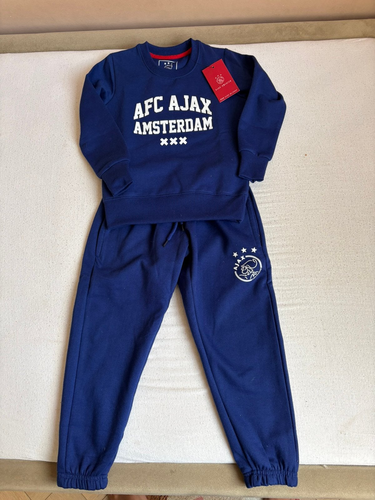 Nieuw AFC AJAX joggingpak maat 110/116, Ophalen of Verzenden, Nieuw, Jongen of Meisje, Setje
