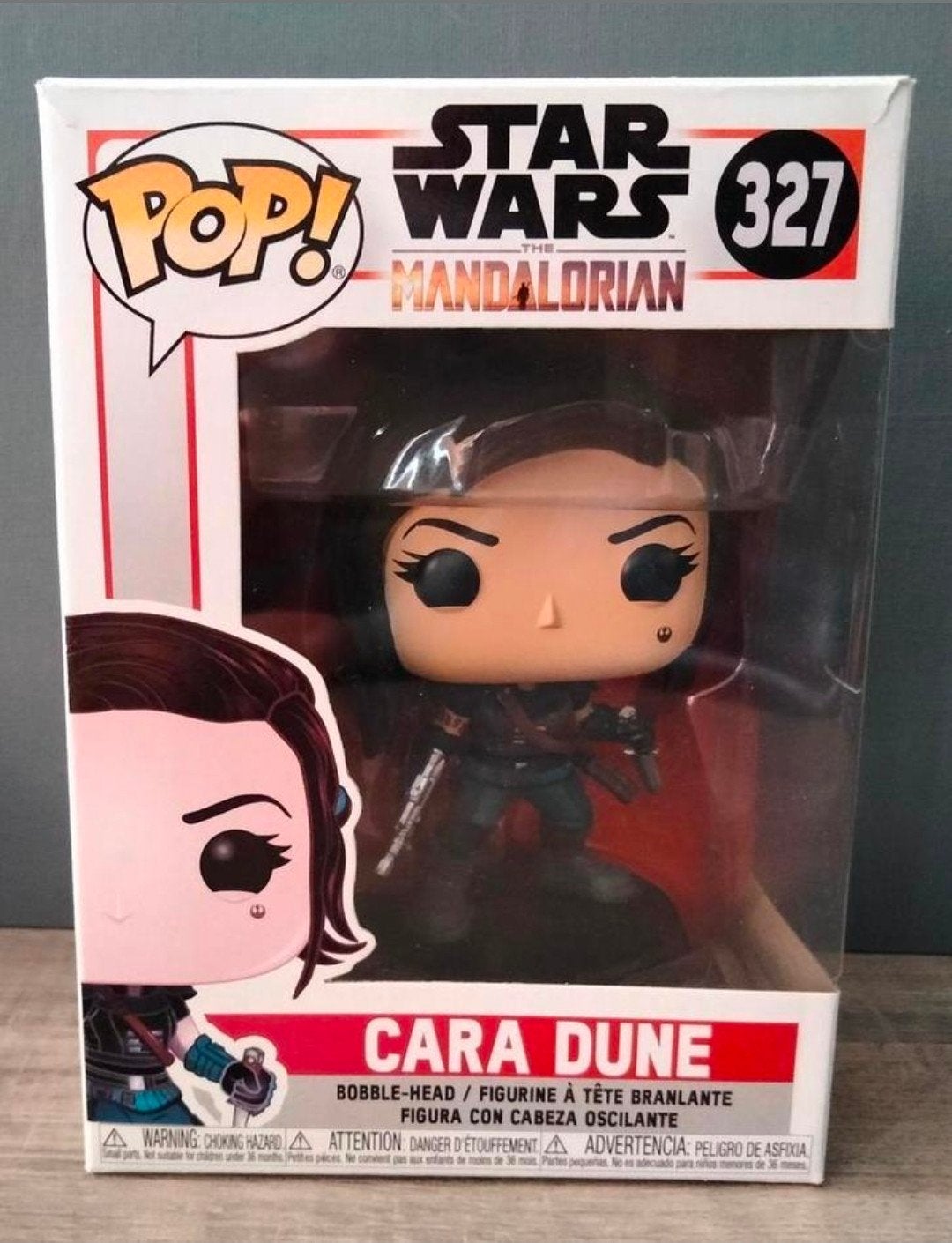 327 Cara Dune Star Wars Funko Pop, Ophalen of Verzenden, Zo goed als nieuw