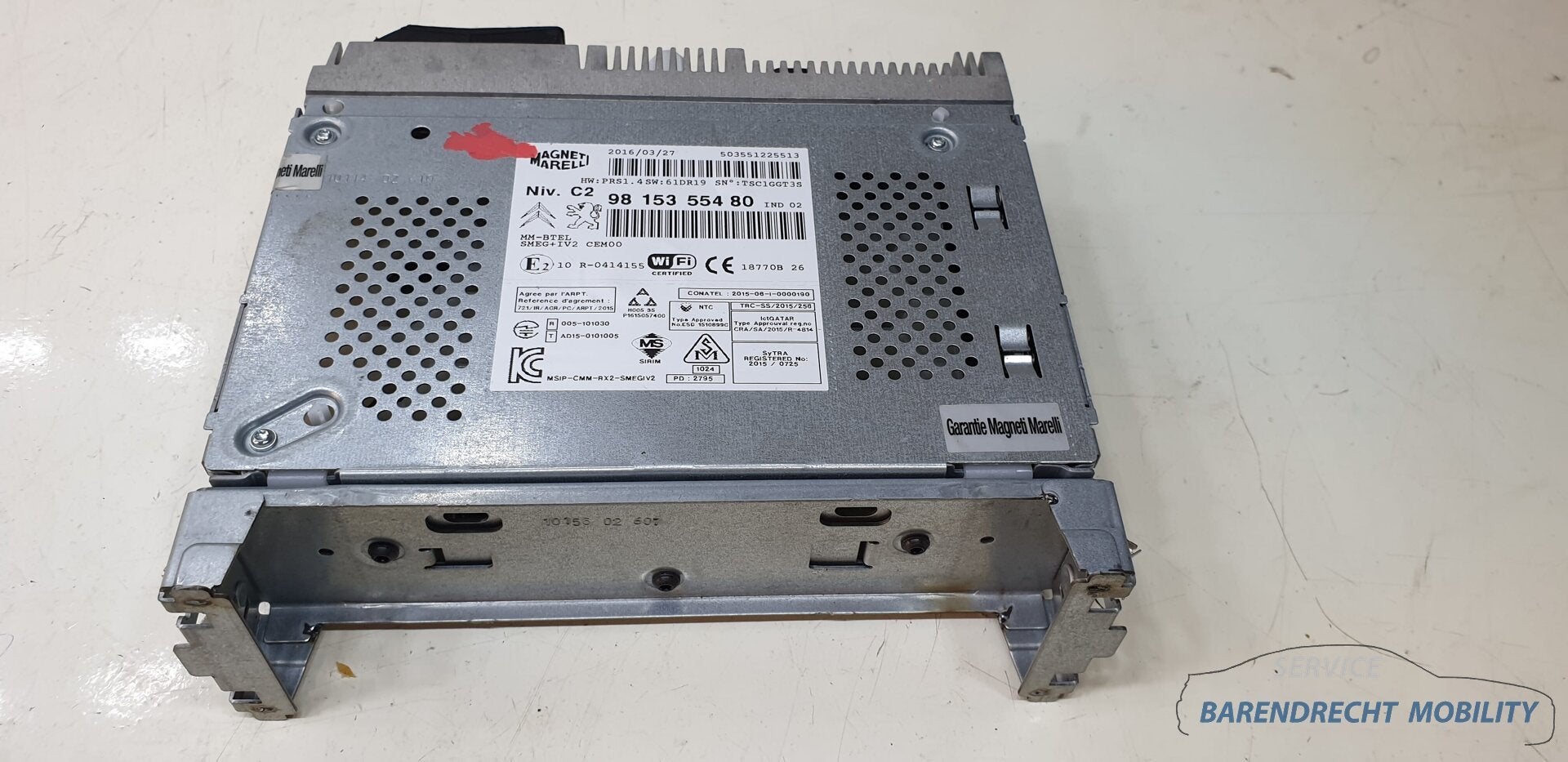 Navigatie radio Citroen DS3 9815355480 systeem navi nav mult