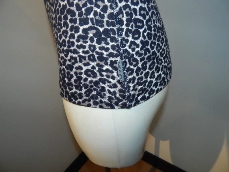 Marccain leopard print top koel blauwe accenten N2/S, Zo goed als nieuw, Marccain, Meerkleurig, Verzenden