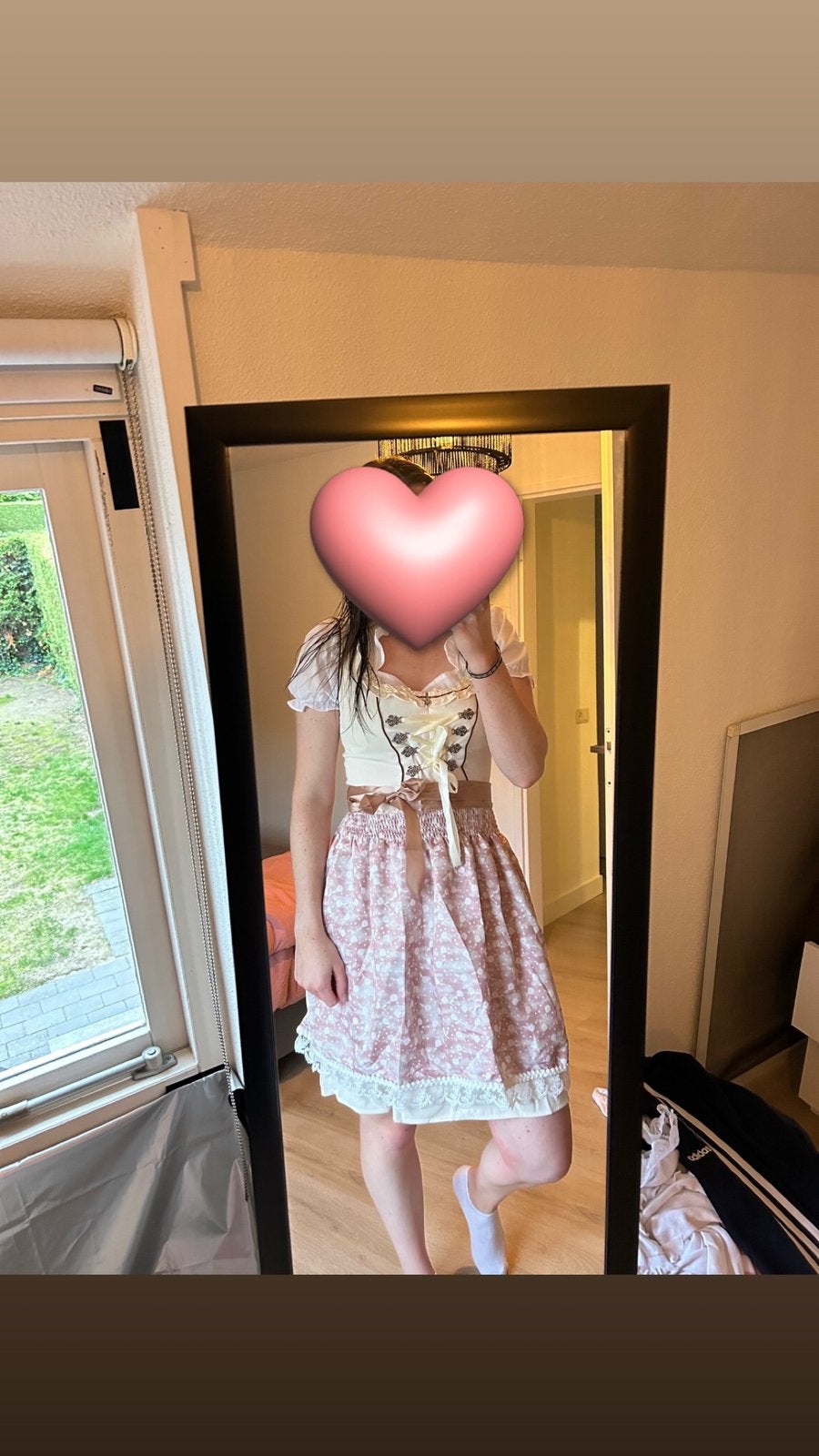 Dirndl jurkje maat m nieuw in verpakking, Kleding | Dames, Ophalen, Zo goed als nieuw, Maat 38/40 (M), Carnaval
