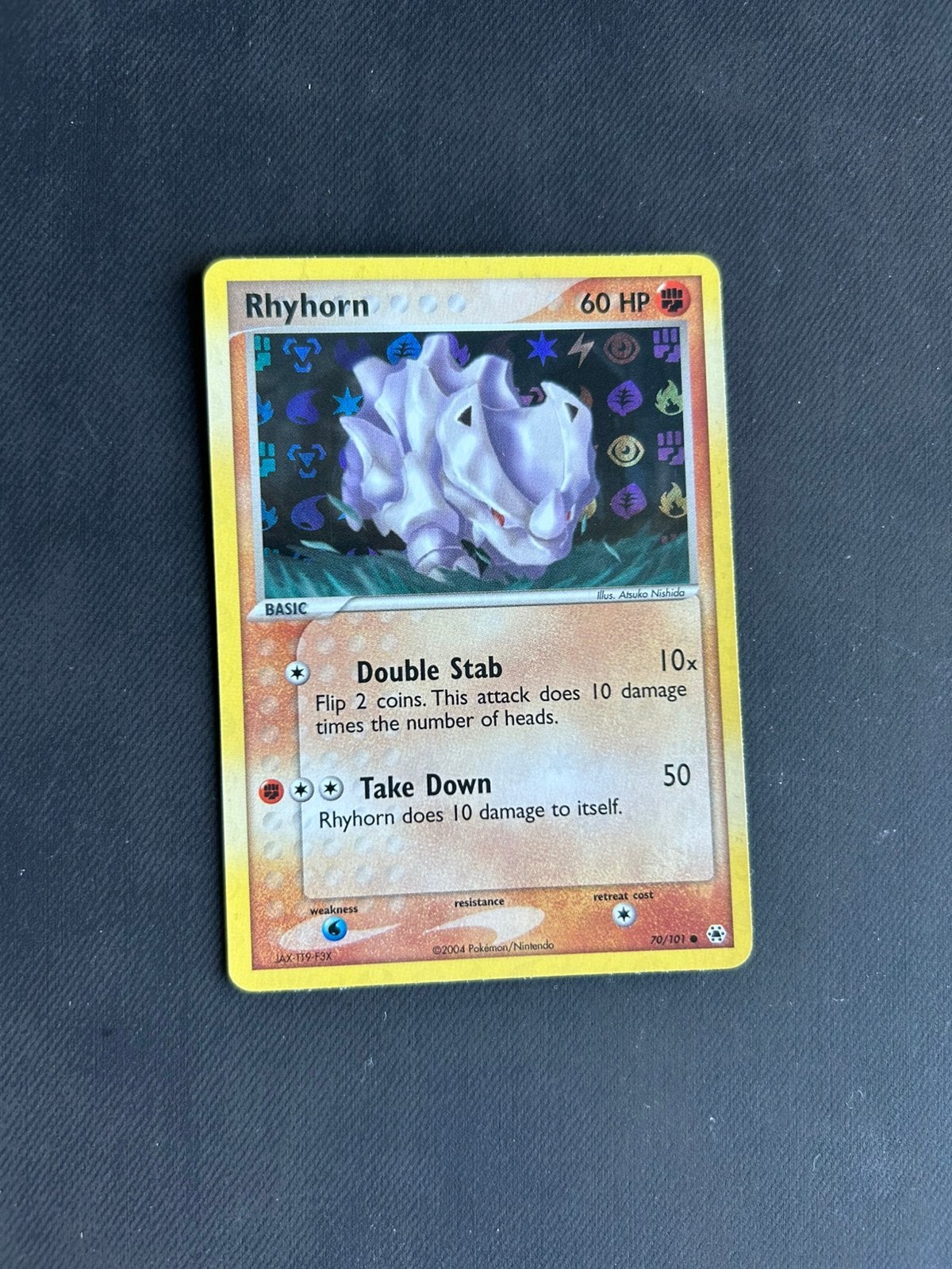 Rhyhorn reverse, Ophalen of Verzenden, Nieuw, Losse kaart, Foil