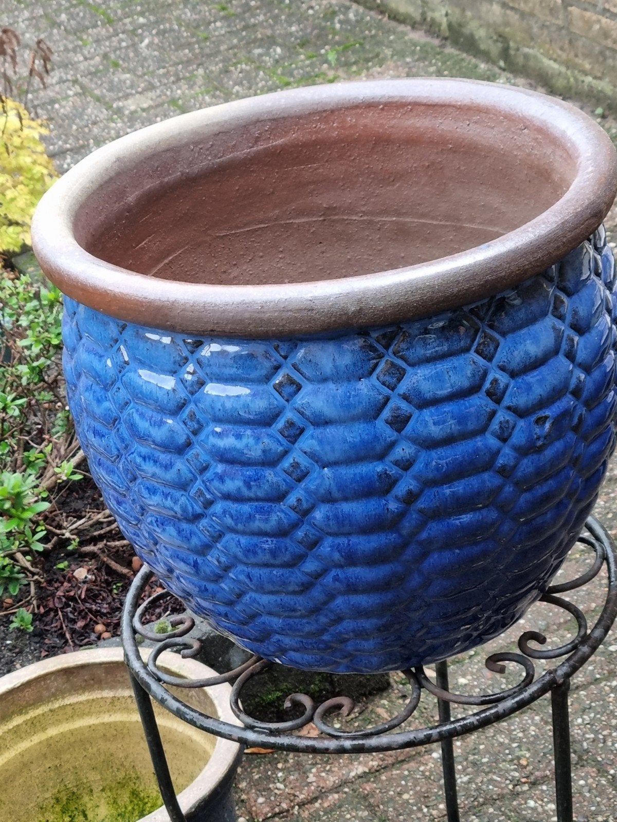 Royale Plantenbak  36 cm  vorstbestendig, Rond, Zo goed als nieuw, Balkon, Ophalen